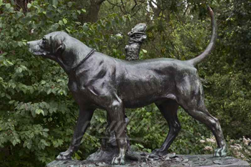 Life-size-bronze-dog-sculpture-metal-statue-yard-art-for-decor