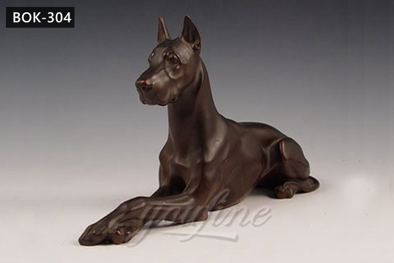Life-size-famous-copper-dog-statue-for-home details