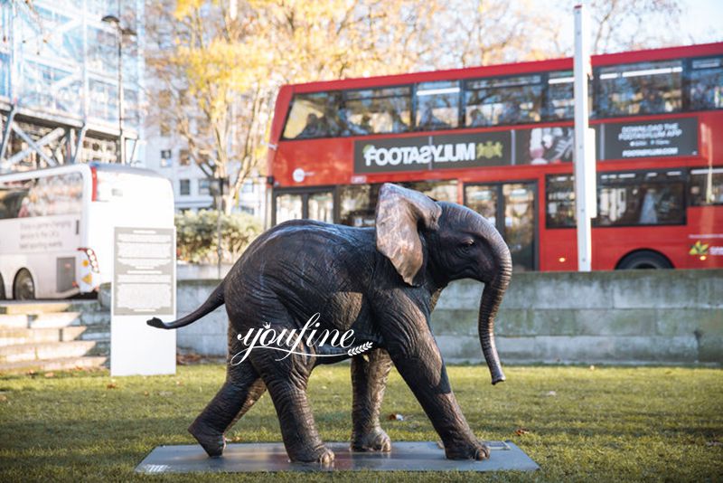 antique bronze elephant-YouFine Sculpture