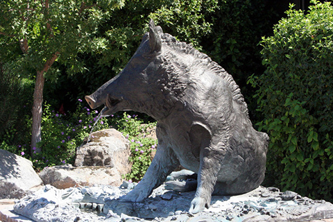 Wild Boar Bronze Statue at Discount Price BOK-97