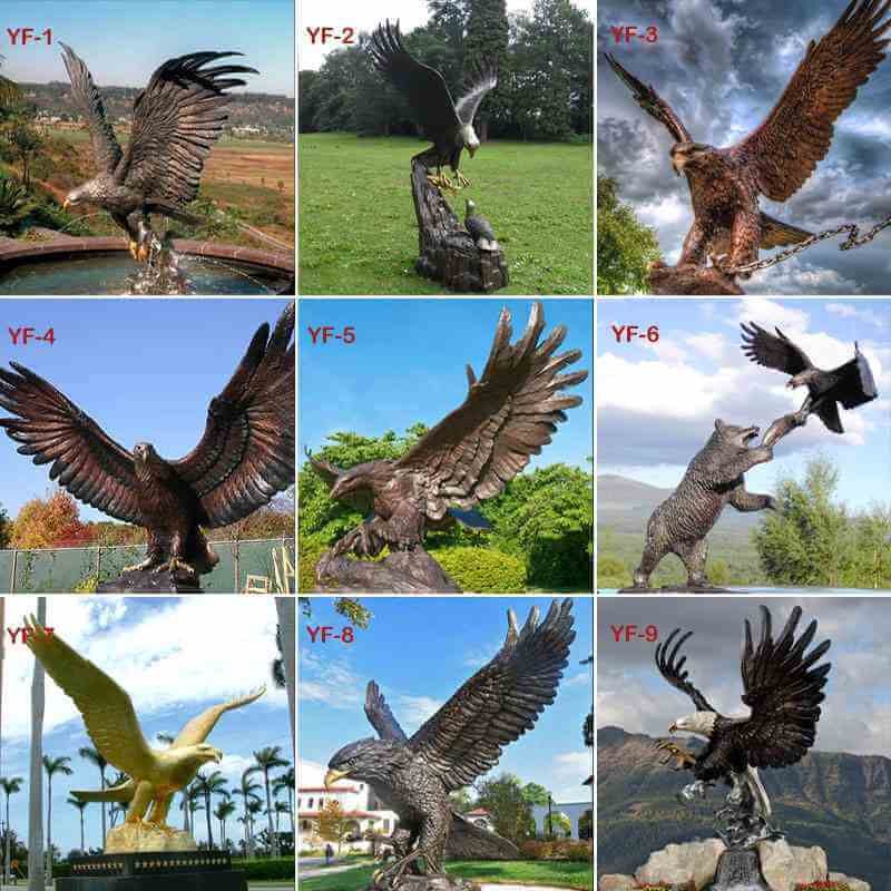 bronze eagle statue for sale