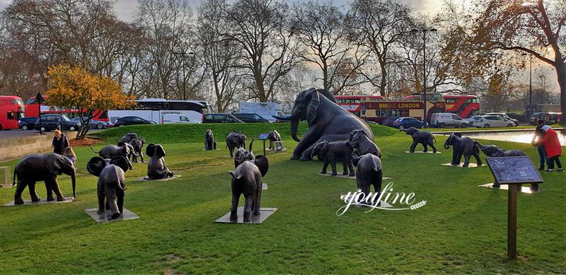bronze elephant-YouFine Sculpture-01