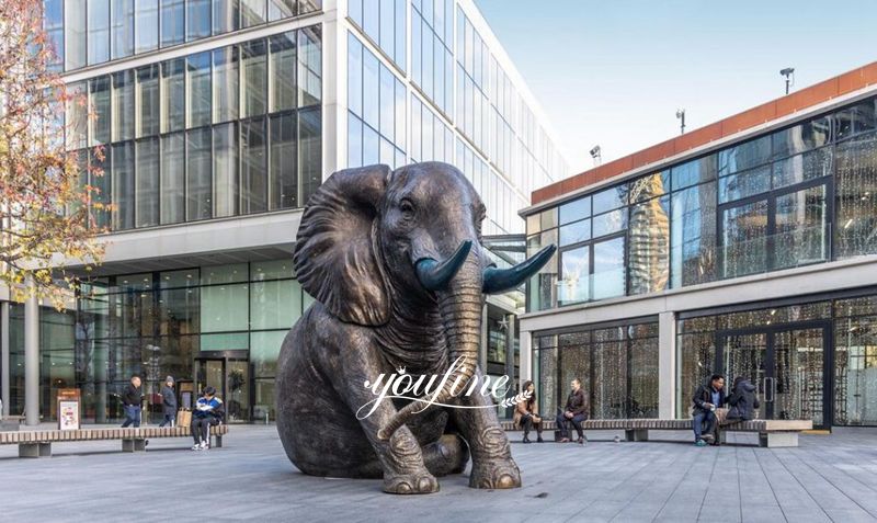 bronze elephant sculpture-YouFine Sculpture-02