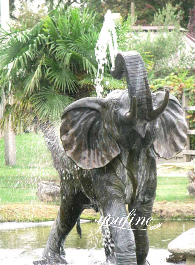 bronze elephant sculpture-YouFine Sculpture