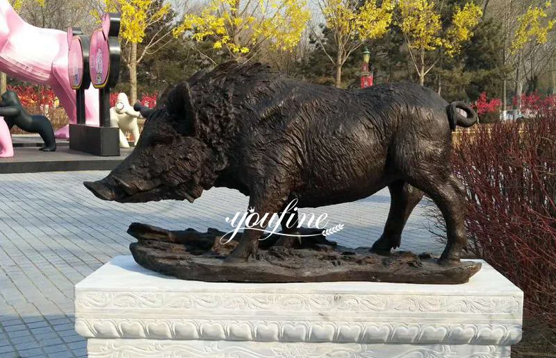bronze pig statue-03-YouFine Sculpture