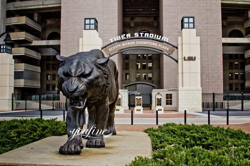 bronze tiger outdoor statue-YouFine Sculpture