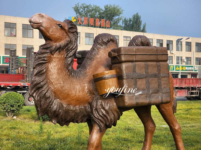 life size bronze camel statue-YouFine Sculpture