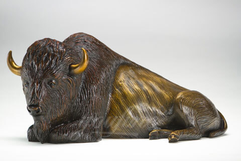 Large Outdoor Decoration Bronze Animal Bull Sculpture for sale