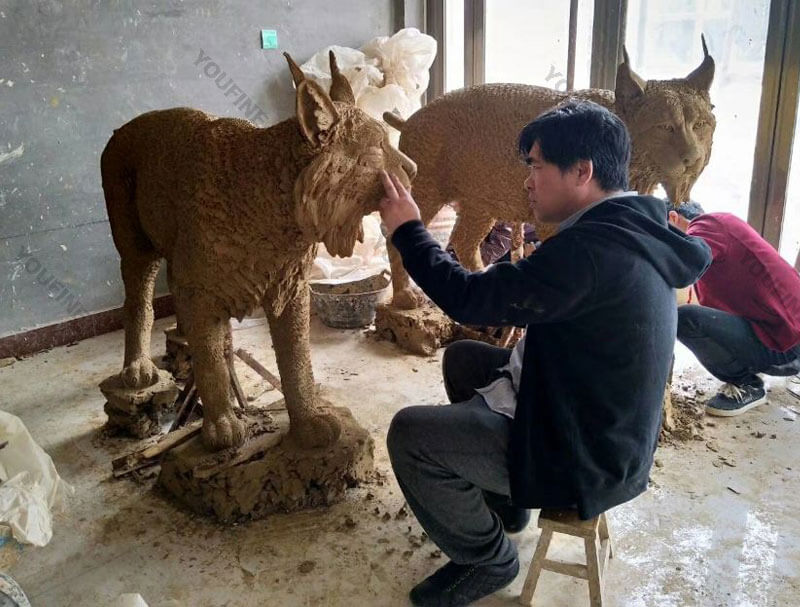 Wildlife animal clay model master