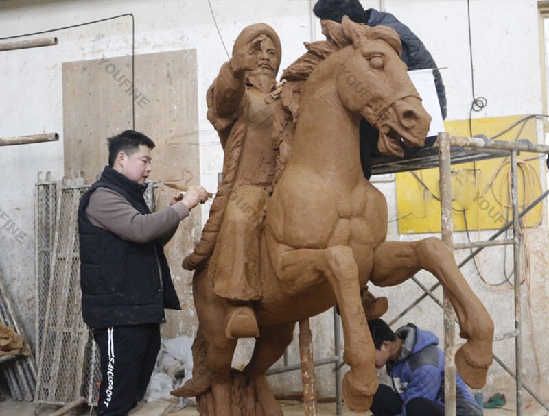 Horse clay model masters