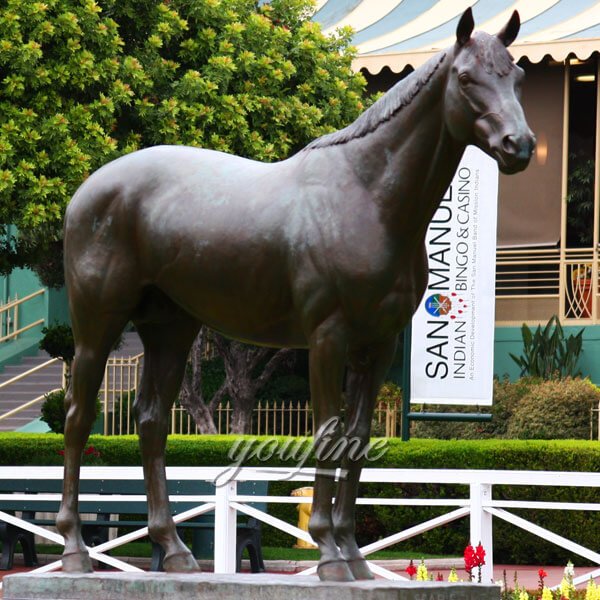 antique bronze standing horse for sale