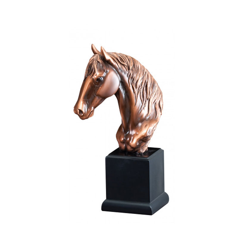 bronze horse head statue for sale