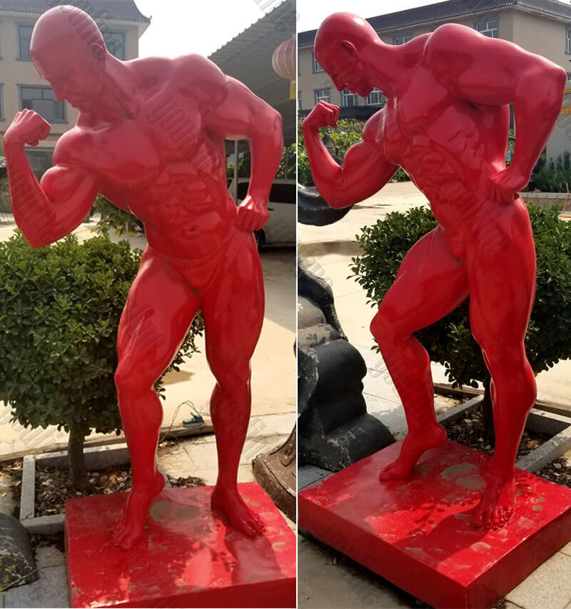 Custom Bodybuilder Sculpture Bodybuilding Statue in Bronze Foundry
