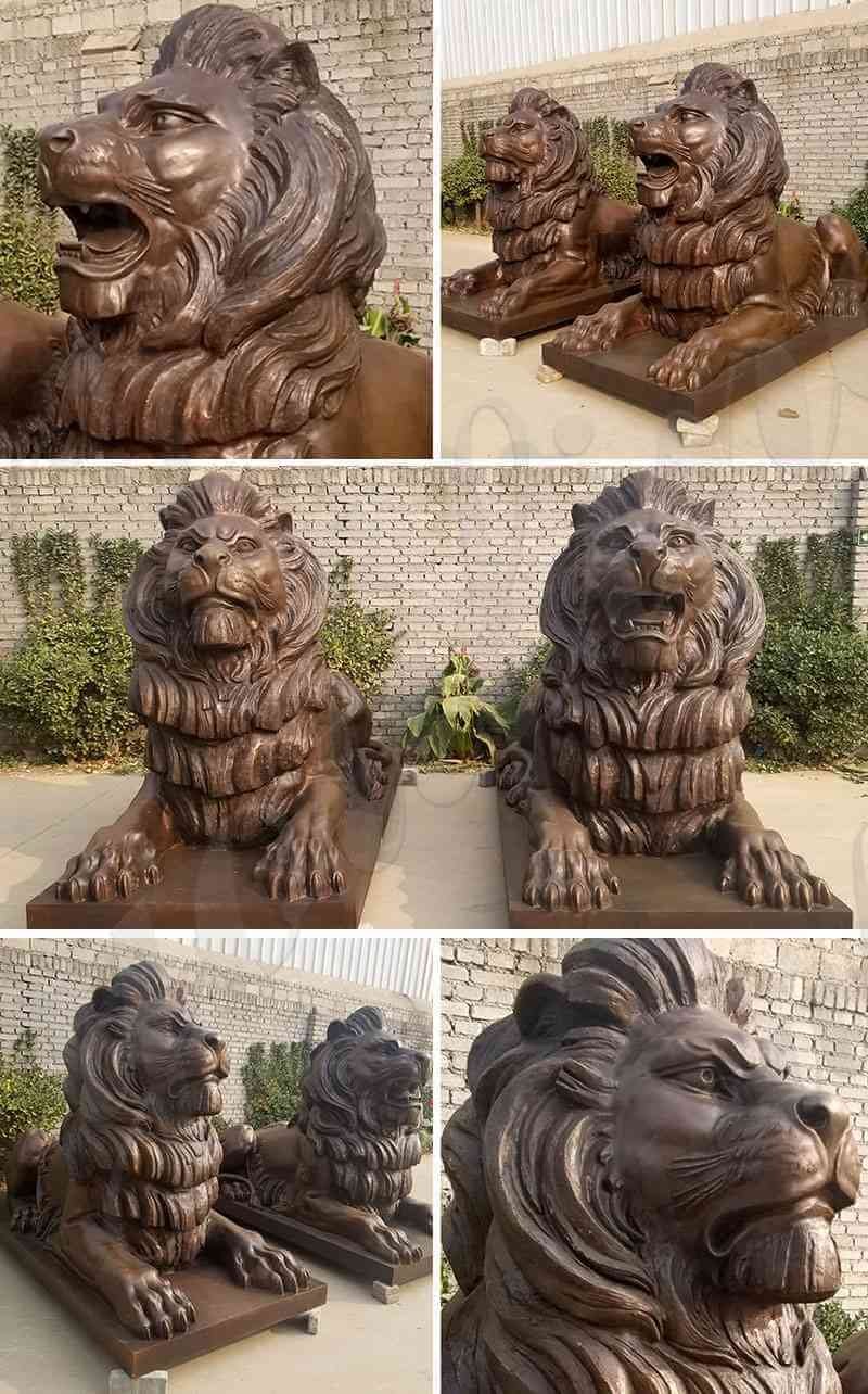 bronze-lion-sculpture-for-driveway