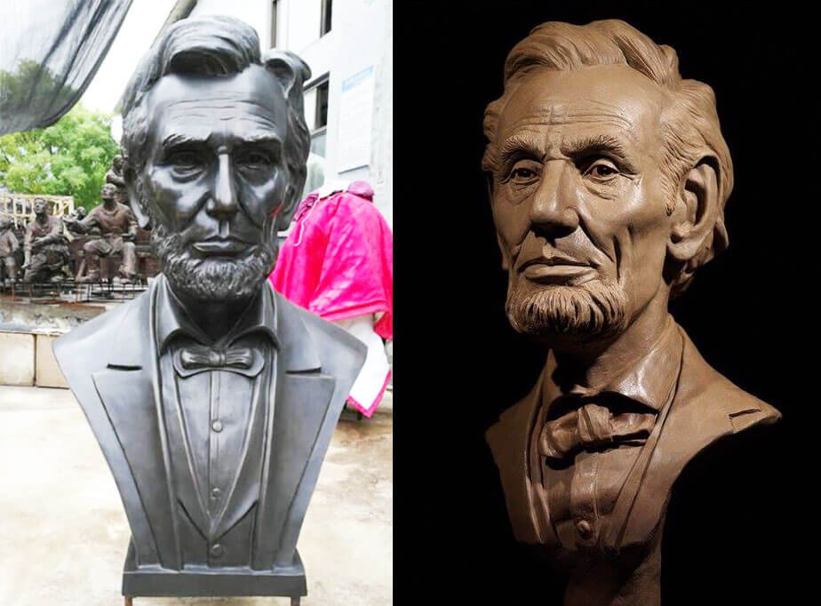 Bronze-Abraham-Lincoln-Bust-Replica-for-sale