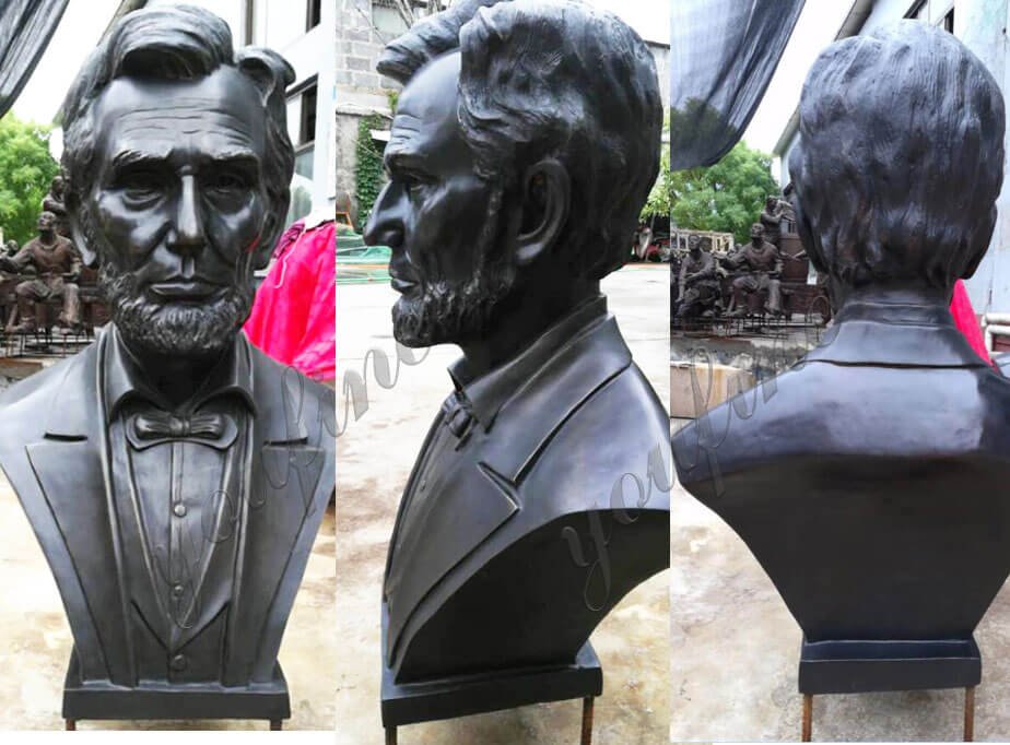 Bronze-Famous-Abraham-Lincoln-Bust-Replica-for-sale