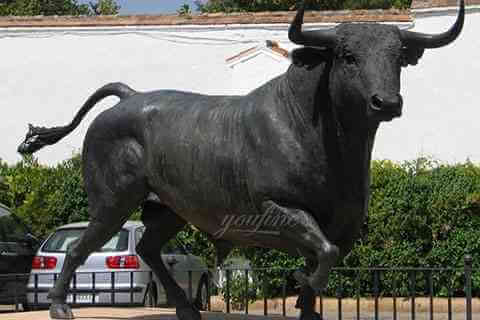 BOKK-61 Large bronze bull sculpture outside for sale
