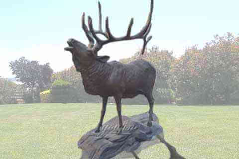 BOKK-656-Outdoor-life-size-bronze-deer-sculpture-for-yard-garden-ornaments
