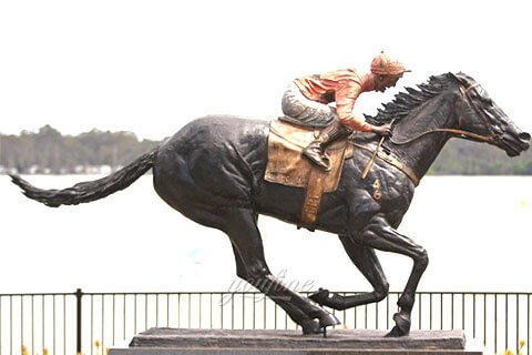 bronze 10ft horse statues black caviar statue for sale