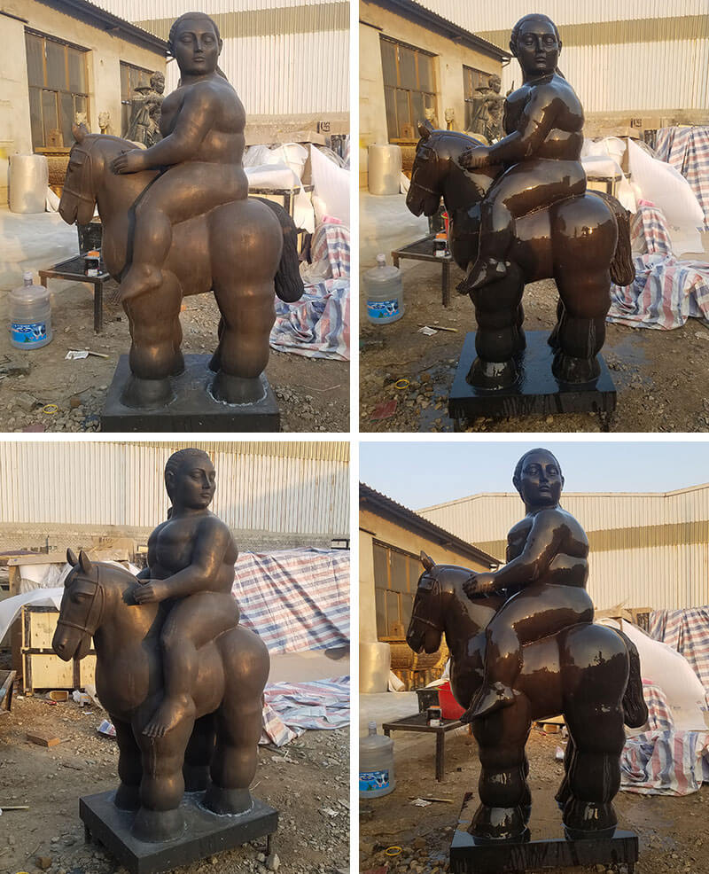 outdoor Metal Sculptor Fernando Botero Sculptures Statues Replica for sale