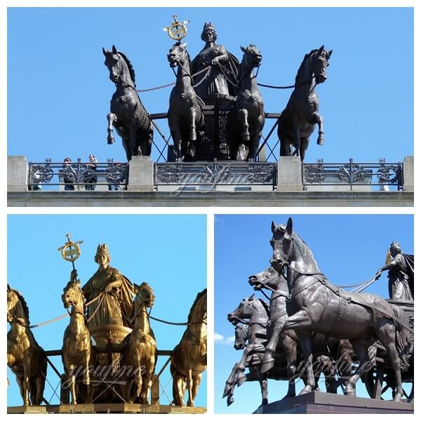 Bronze Braunschweiger Quadriga Sculpture