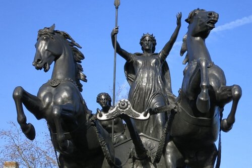 Outdoor Large Bronze Boudicca Westminster Sculpture for Sale BOKK-215