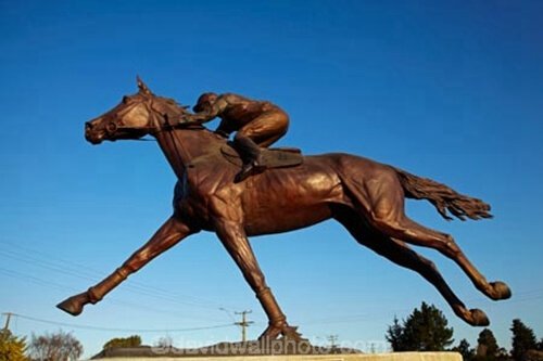 Famous Bronze Statue of Phar Lap Bronze Horse Statue for Sale BOKK-214