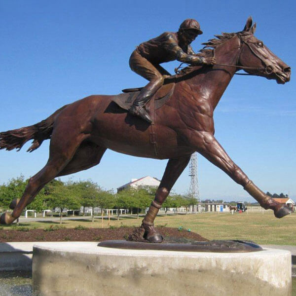 Famous Bronze Statue of Phar Lap Bronze Horse Statue for Sale BOKK-214