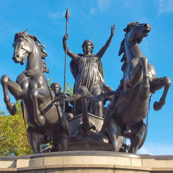 Large Bronze Boudicca Westminster Sculpture