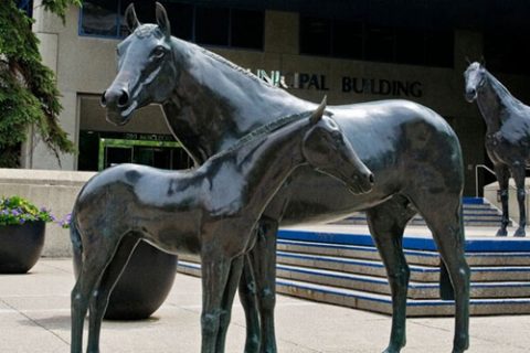 Where to Buy a Bronze Horse Sculpture BOKK-218