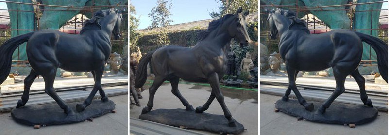 Bronze American Horse Sculpture,