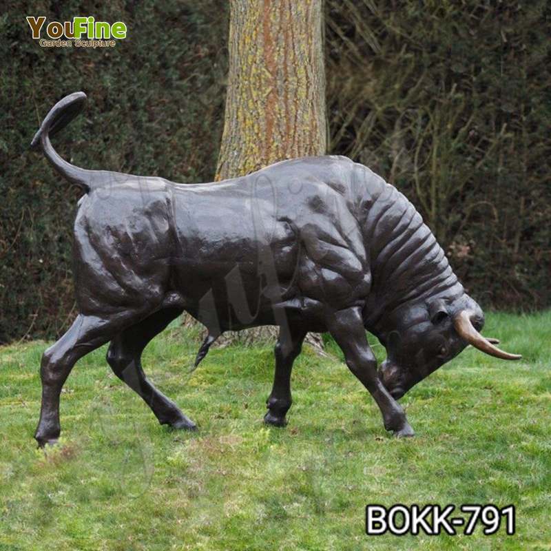 Outdoor Decorative Metal Sculpture Bull Statue for Sale BOKK-791