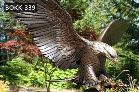 Large Outdoor Antique Bronze Eagle Statue for Sale BOKK-339