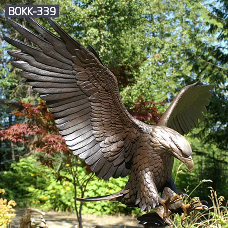 Large Outdoor Antique Bronze Eagle Statue for Sale Details