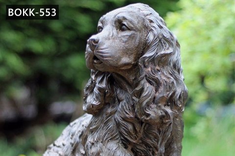 Custom Antique Bronze Springer Spaniel Dog Statue for Sale BOKK-553