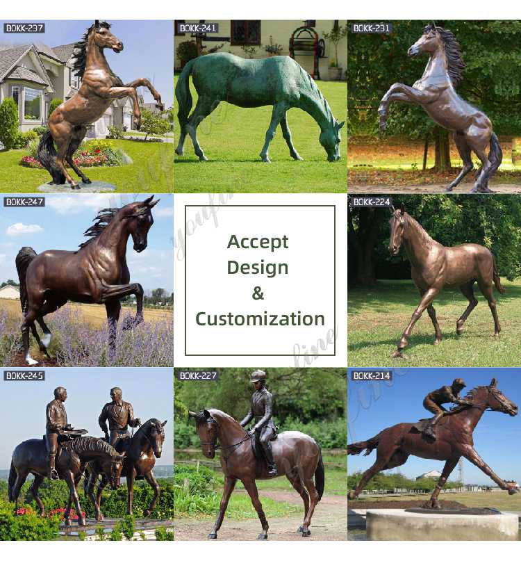 Large Bronze Horse Head Sculpture Garden Lawn Ornaments Related Products