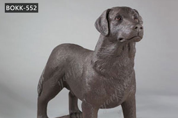 Life Size Antique Bronze Rottweiler Statues Outdoor Dog Statues for Home for Sale BOKK-552