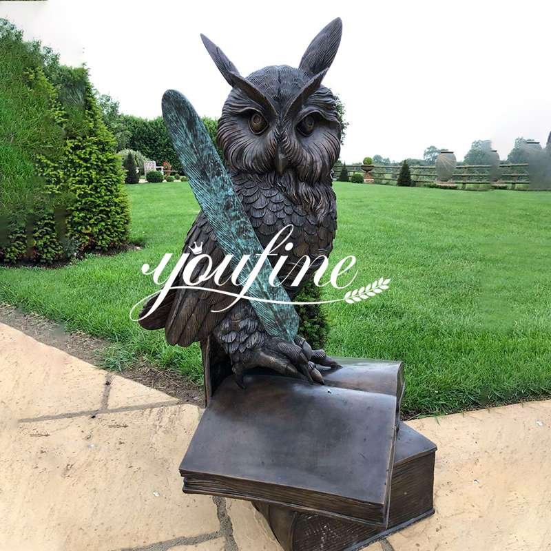 large outdoor owl statue