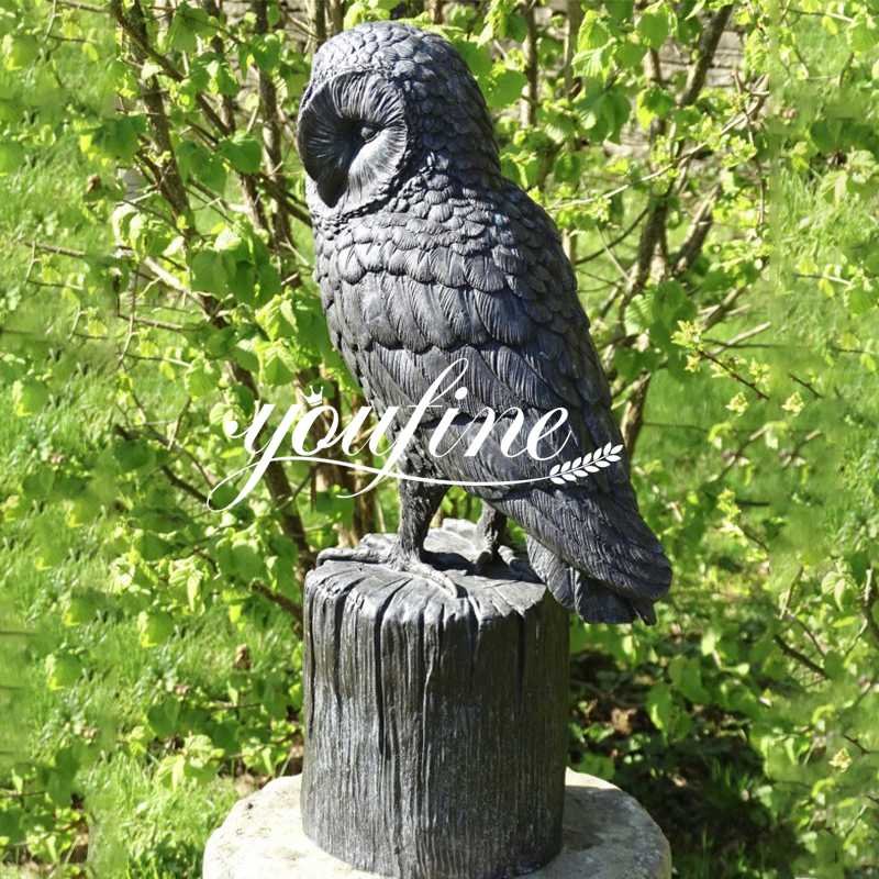 large owl statue