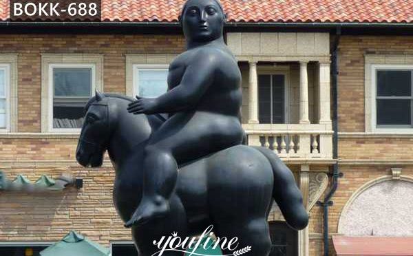 Famous Bronze Bernando Botero Horse Sculpture Garden Decor for Sale BOKK-688