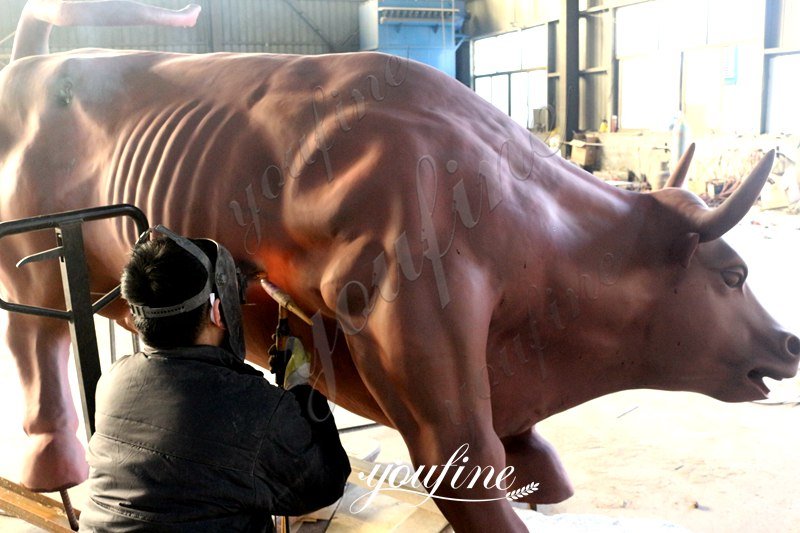 Outdoor Large Bronze Wall Street Bull Statue for Sale Masters