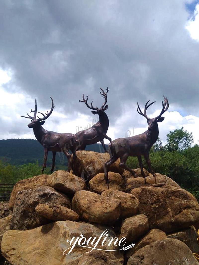 YouFine Bronze Animals Sculptures, Bronze Deer, Bear, and Crocodile Feedback From Mexican Customer-