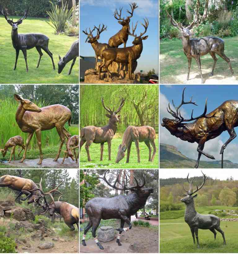 life size bronze elk sculpture more designs