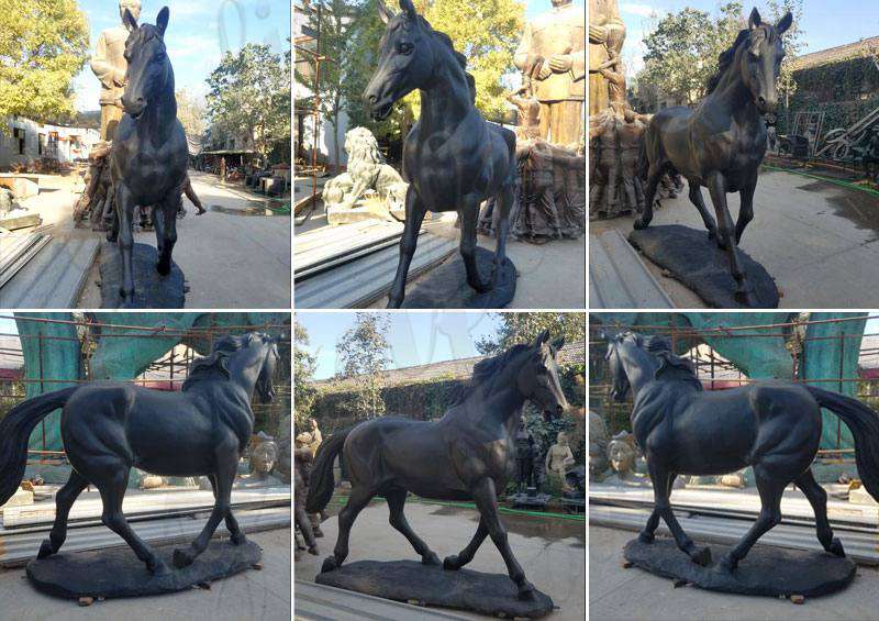 Hot Large Size Bronze Horse Statue for Garden Decoration for Sale BOKK-76