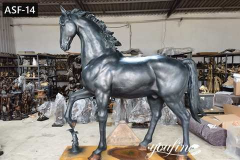 Racecourse Decorative Large Bronze Horse Statues for Sale