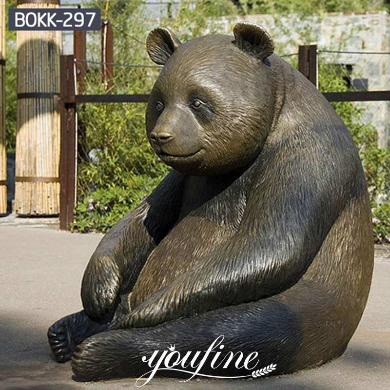 Life Size Bronze Bear Statue Children Park for Sale BOKK-297 