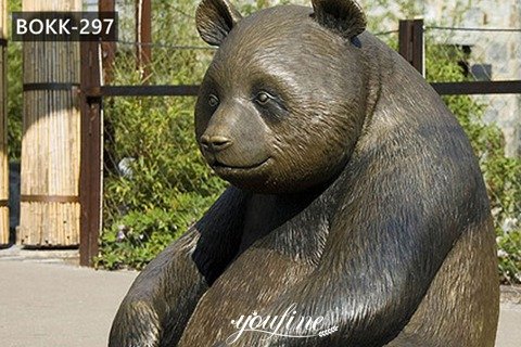 Life Size Bronze Bear Statue Children Park for Sale BOKK-297