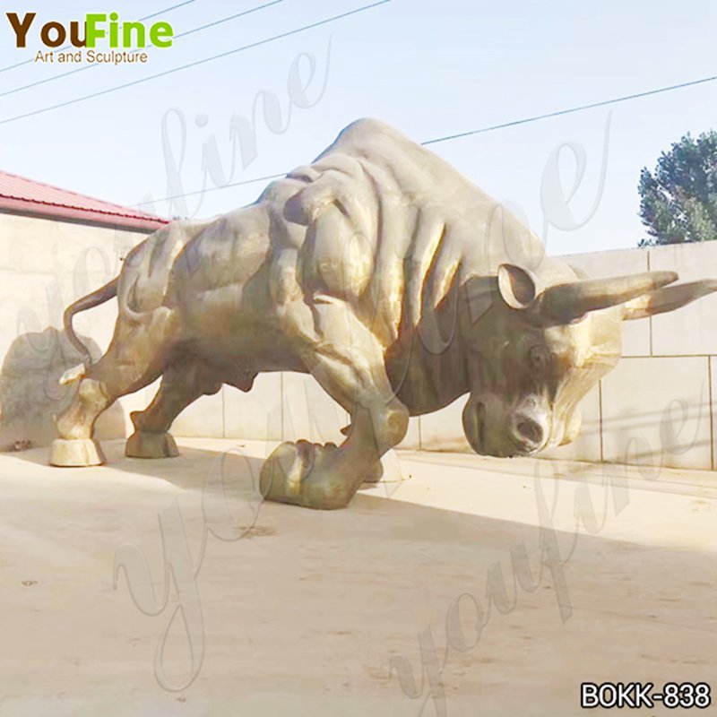 Park Decor Bronze Wall Street Bull Replica for Sale BOKK-838Park Decor Bronze Wall Street Bull Replica for Sale BOKK-838