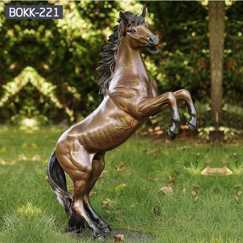 Large Outdoor Antique Bronze Horse Statue for Sale BOKK-221