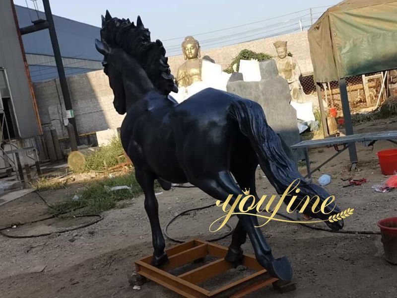 Life Size Vintage Bronze Horse Statue for Sale BOKK-664 